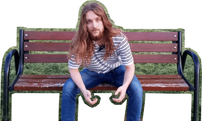 Man sitting on the bench